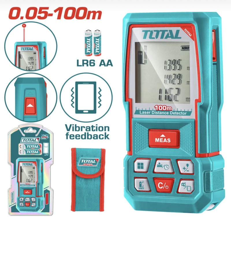 Total TMT51036 Lazer Metre 0.05-100m Dijital Ölçer